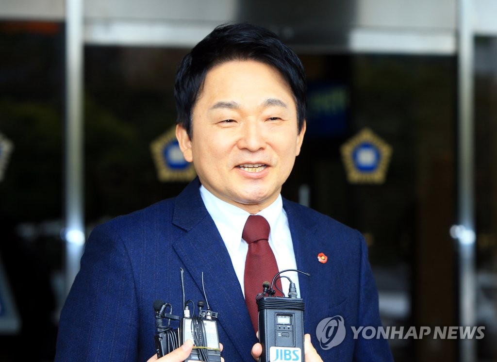 밝은 표정의 원희룡 제주지사