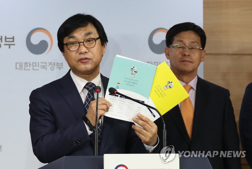 국가안전대진단 발표하는 류희인 본부장