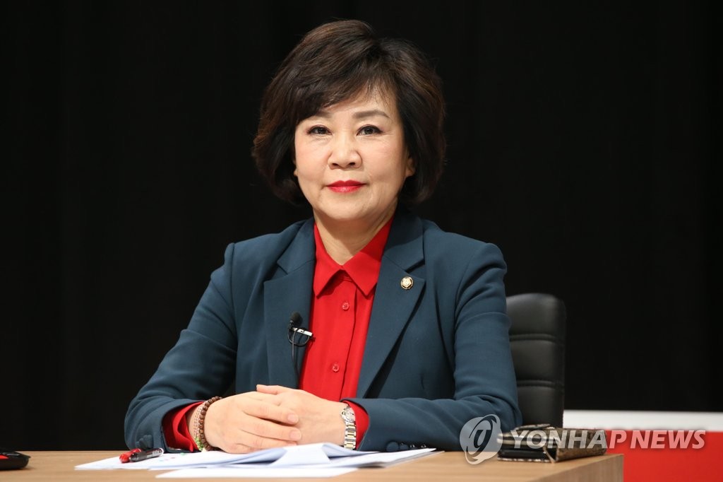 유튜브 토론회 참석한 김순례 최고위원 후보