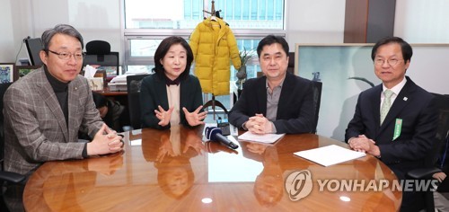 회동하는 정개특위 심상정 위원장과 간사들