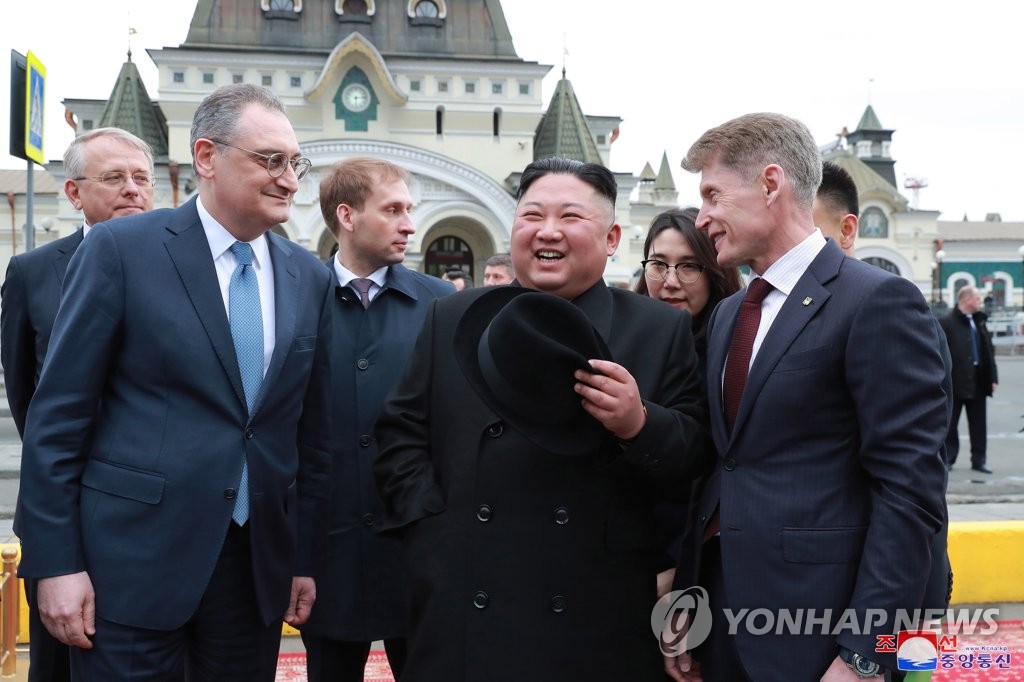 블라디보스토크 도착한 김정은 위원장