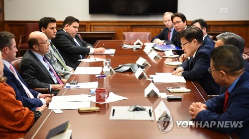 김영주 무협 회장, 미 상무장관과 논의