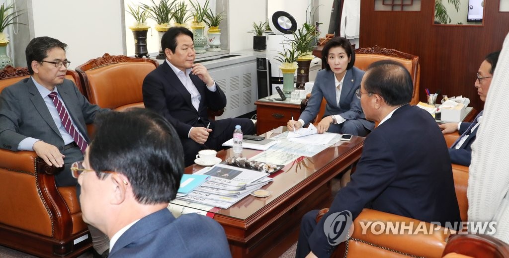 나경원 '국정원 관권선거 의혹 대책위에 앞서'