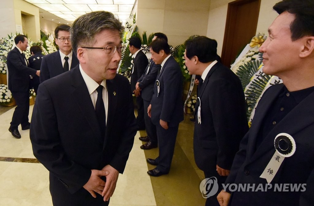 이희호 여사 빈소 조문하는 민갑룡 경찰청장