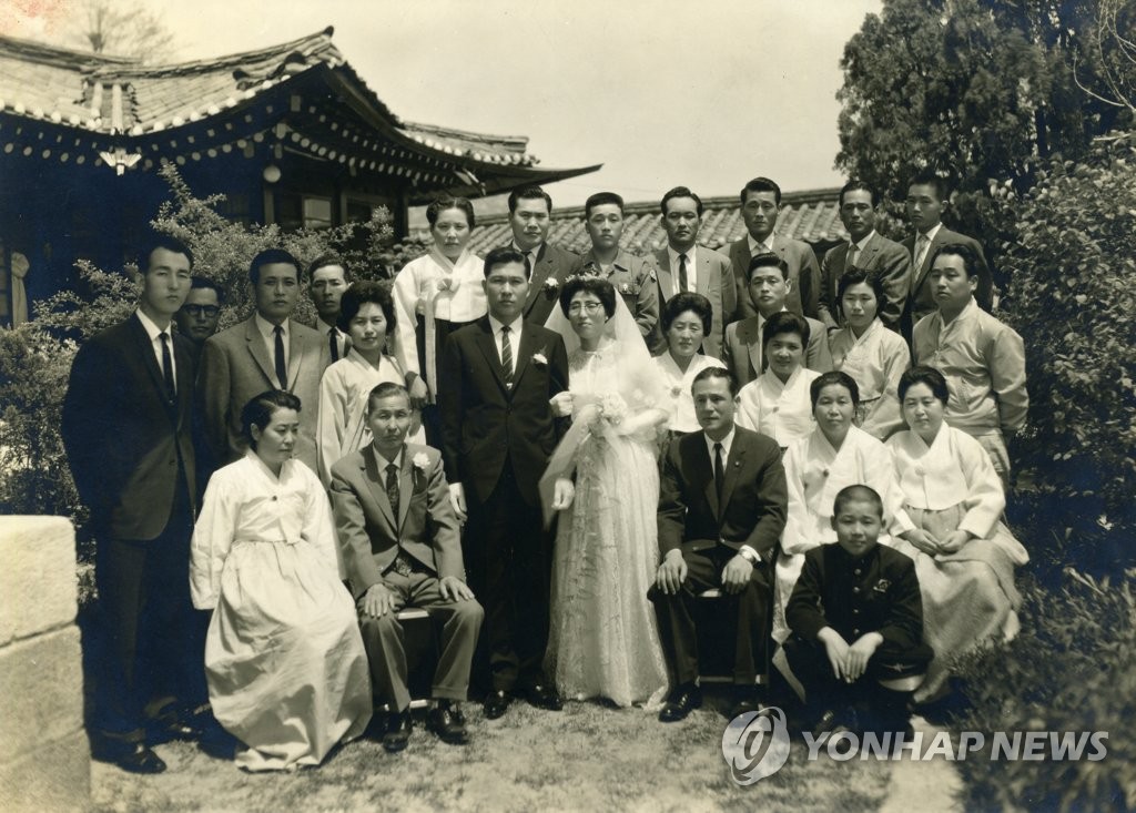 김대중 전 대통령 내외 결혼식