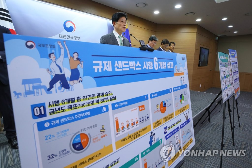 '규제 샌드박스' 시행 6개월만에 80% 성과