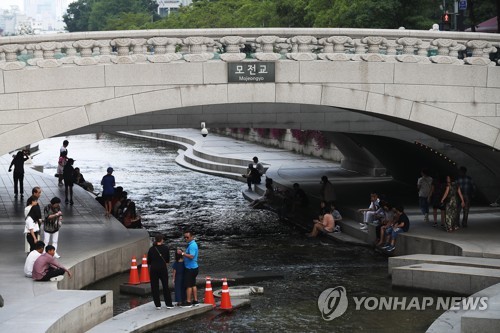 무더위엔 청계천