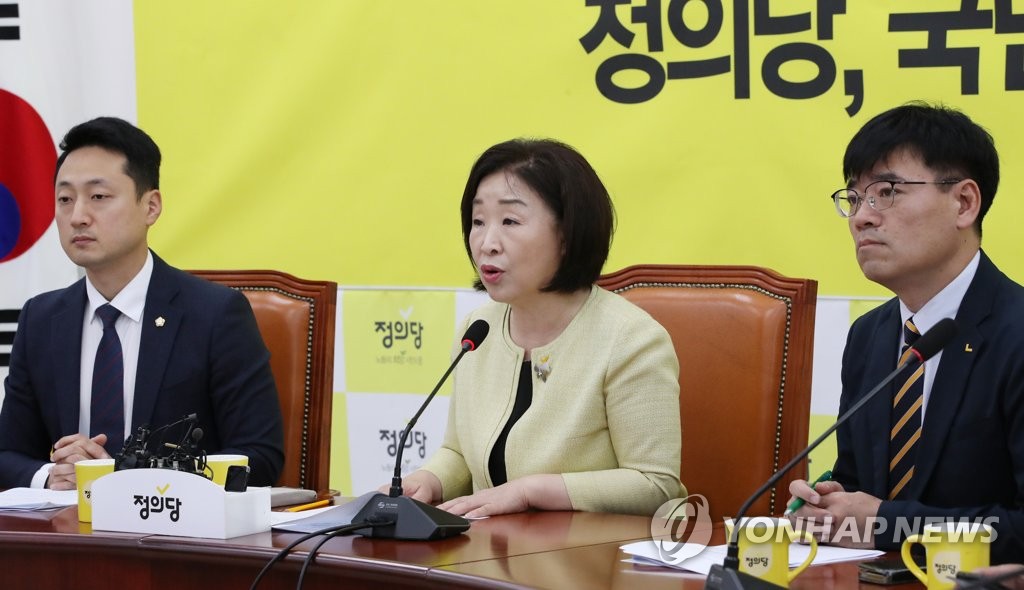 발언하는 심상정 대표