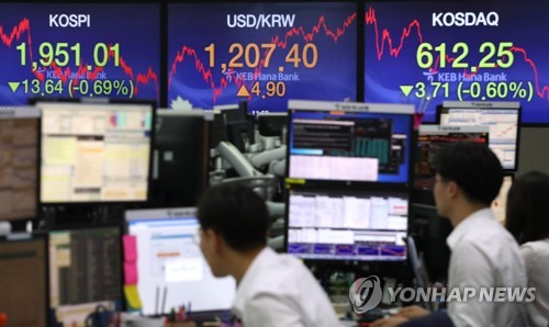 코스피 하락 마감