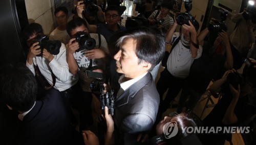 언론 관심 집중된 조국 후보자