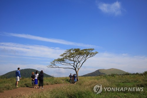 '예쁘다, 제주의 가을 하늘'