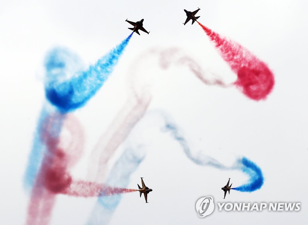 블랙이글스의 환상적인 에어쇼