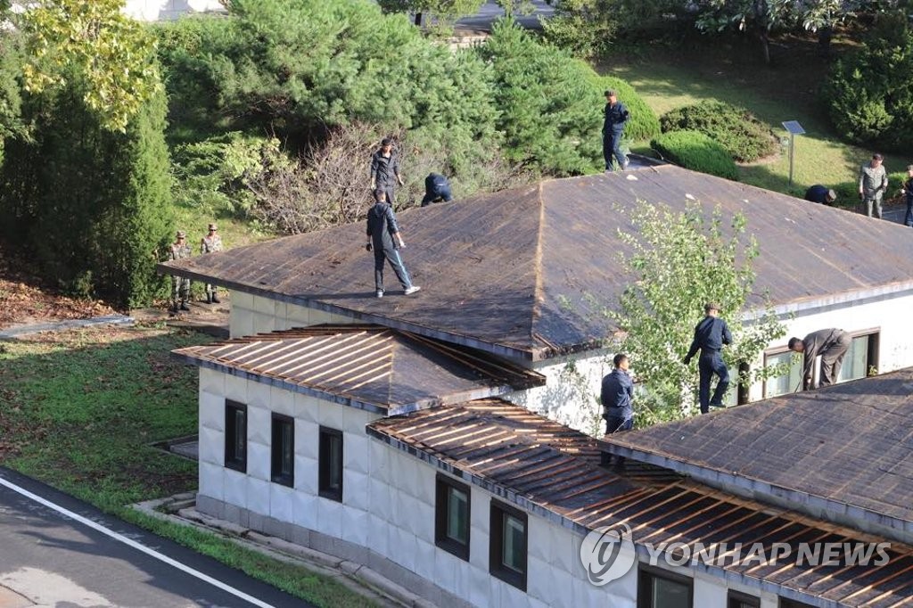 남북·유엔사, JSA 건물 피해복구…사상 첫 3자협력 보수