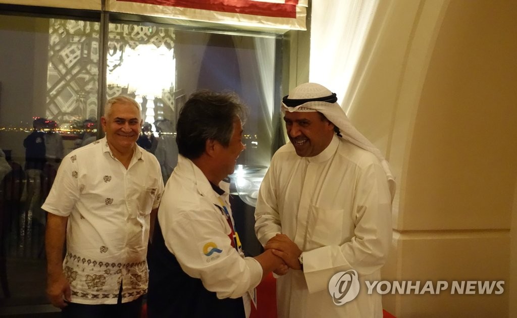 El jefe del KSOC en Doha El jefe del KSOC en Doha