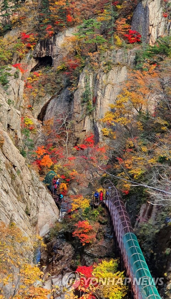 설악산 단풍, 가을 절정