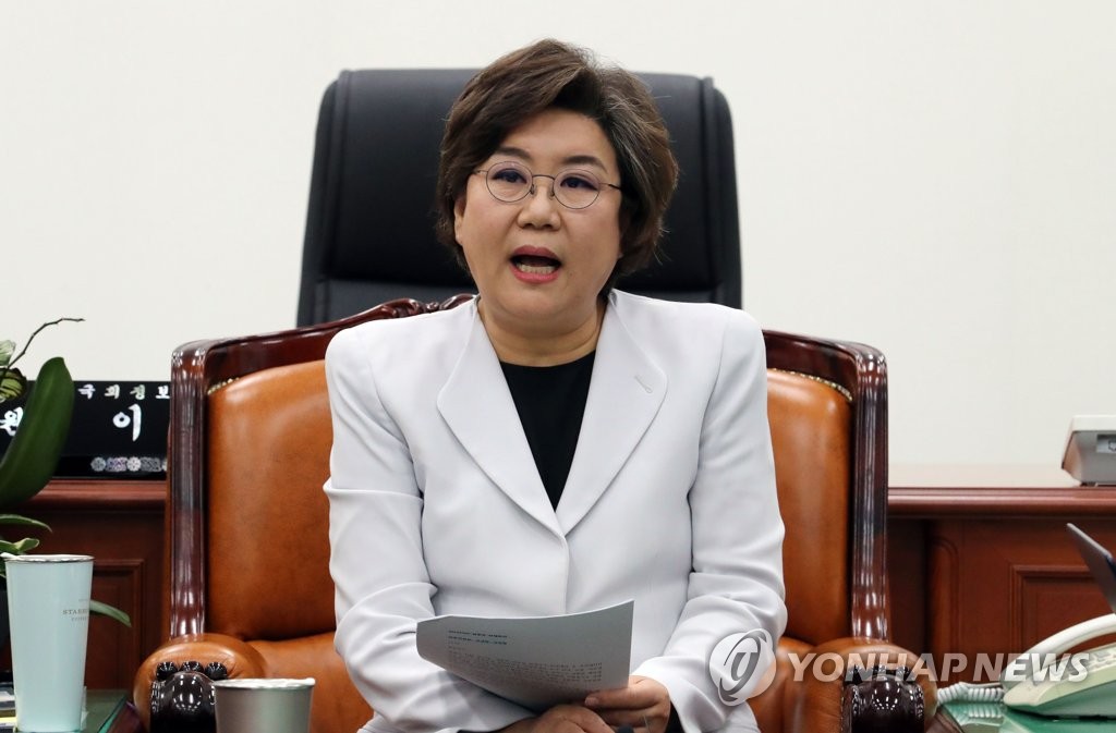 국회 정보위원장인 바른미래당 이혜훈 의원