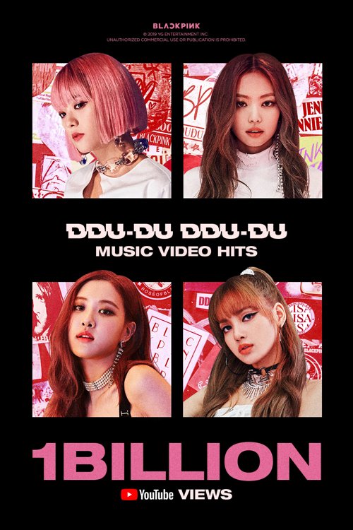 BLACKPINK logra 1.000 millones de visualizaciones en YouTube BLACKPINK logra 1.000 millones de visualizaciones en YouTube
