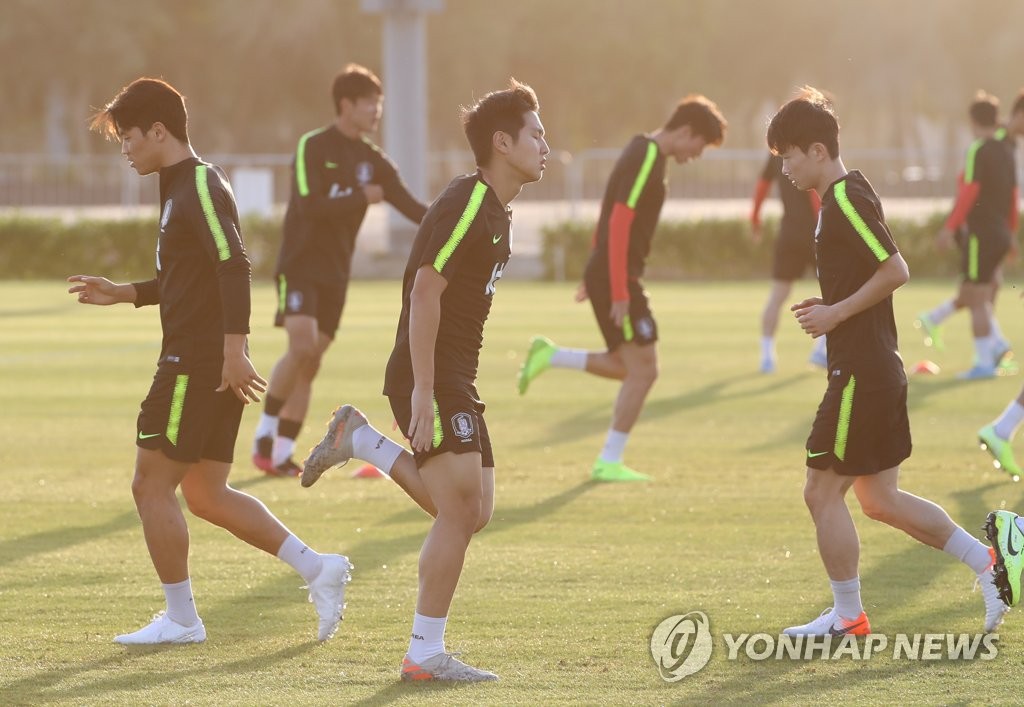 레바논전 필승 담금질 시작