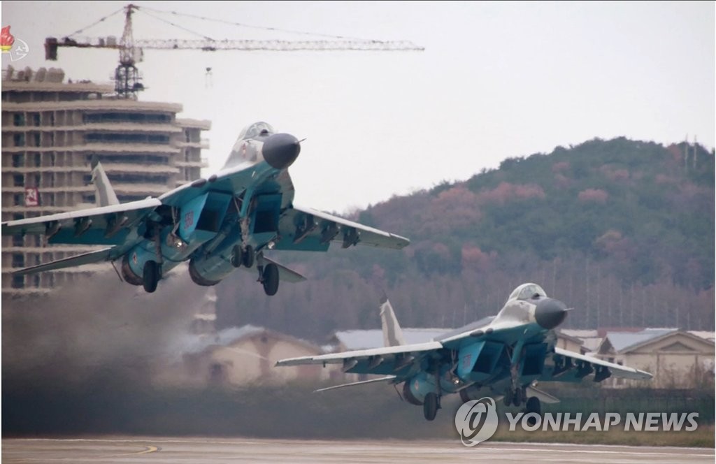 북한 전투비행술경기대회에 등장한 미그-29