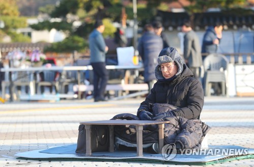 단식하는 황교안 당대표