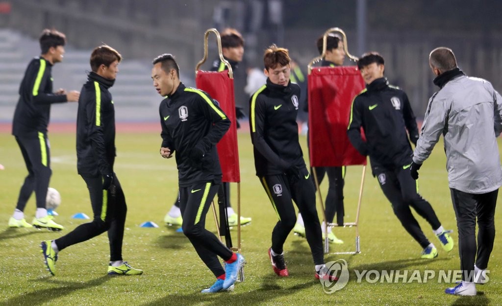 벤투호 국내파 훈련