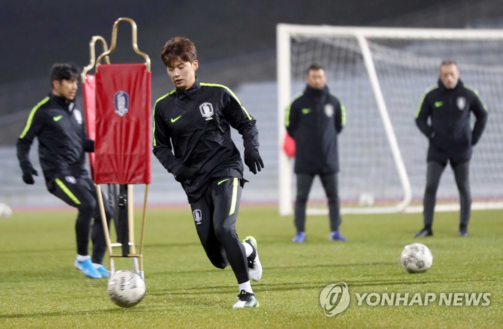 홍콩전 앞둔 벤투호 훈련