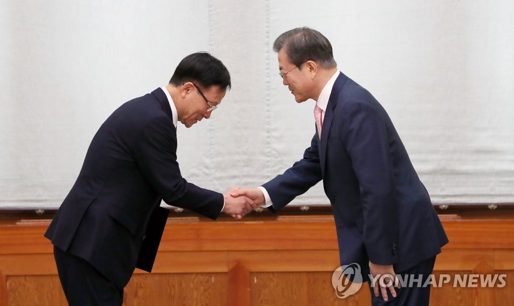 문 대통령과 이수혁 주미국 대사