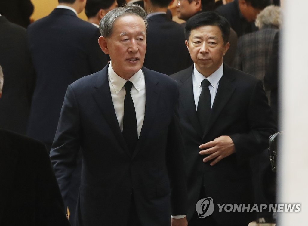 김우중 전 회장 조문 마친 허창수 전경견 회장