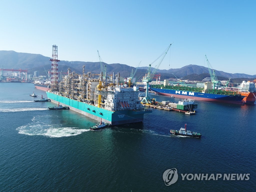 Samsung Heavy's FLNG ship for Malaysia Samsung Heavy's FLNG ship for Malaysia