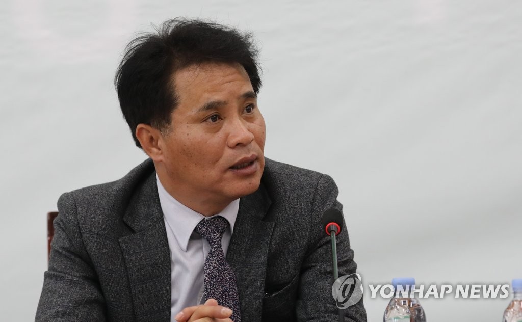 발언하는 민생당 김명삼 신임 공관위원장