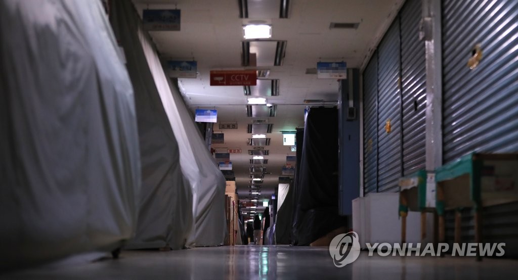 한적한 동대문 평화시장