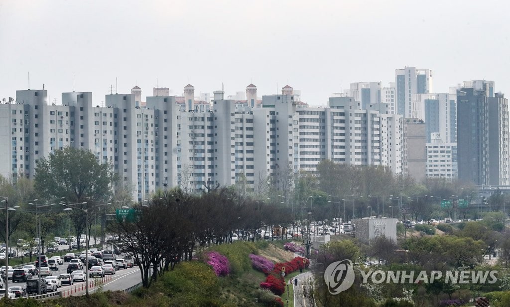 서울 서초구 반포 일대의 아파트 단지