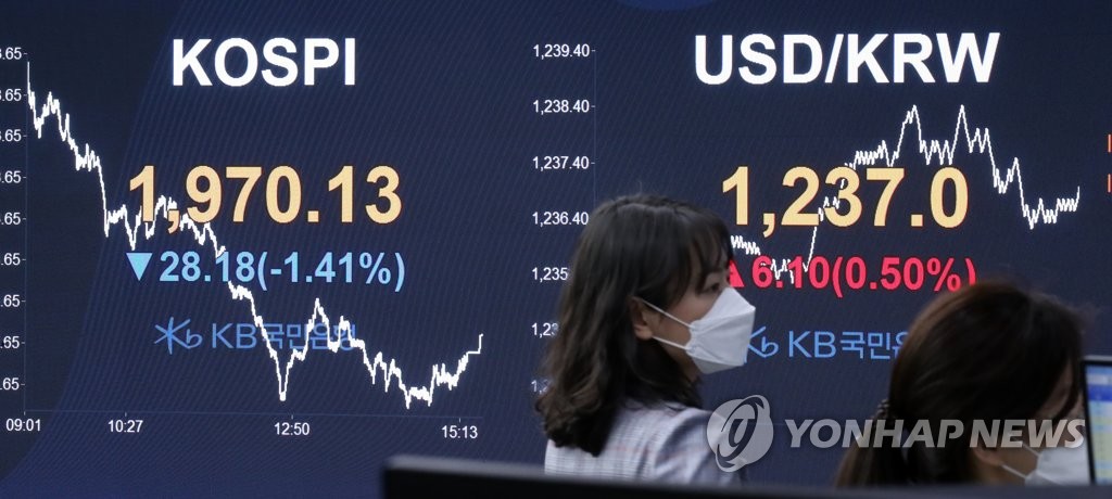 韓国株が反落 韓国株が反落