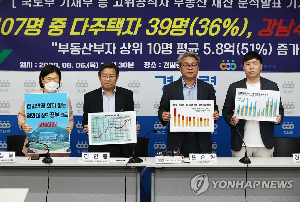 고위공직자 부동산 재산 분석결과 발표