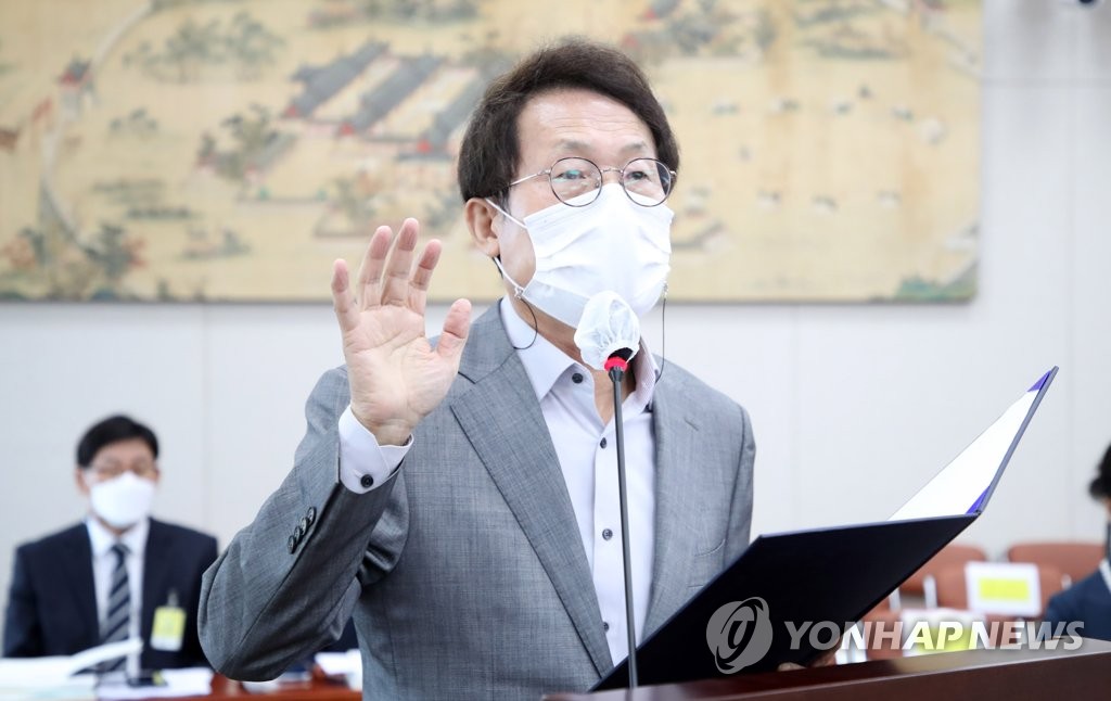 선서하는 조희연 서울시교육감