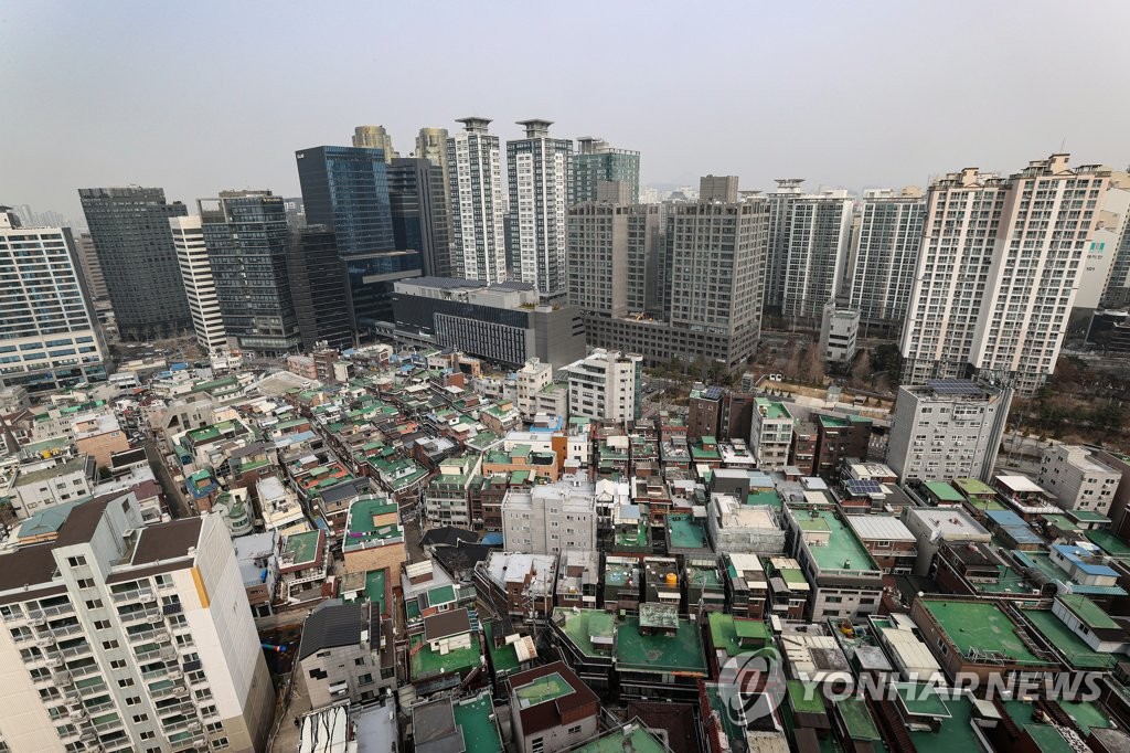 서울 마포구 공덕동 일대 아파트·다가구 주택 모습