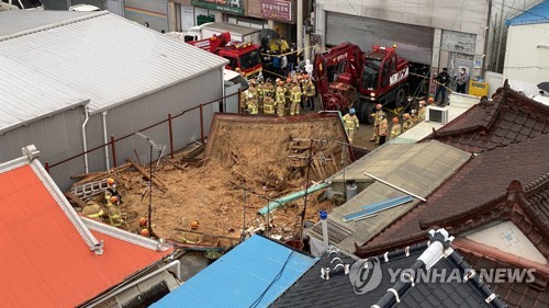 광주서 철거중 건물 붕괴