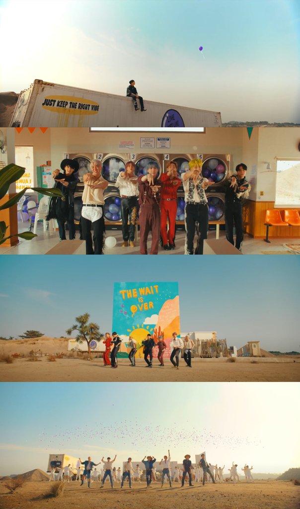 BTS '퍼미션 투 댄스' 뮤직비디오