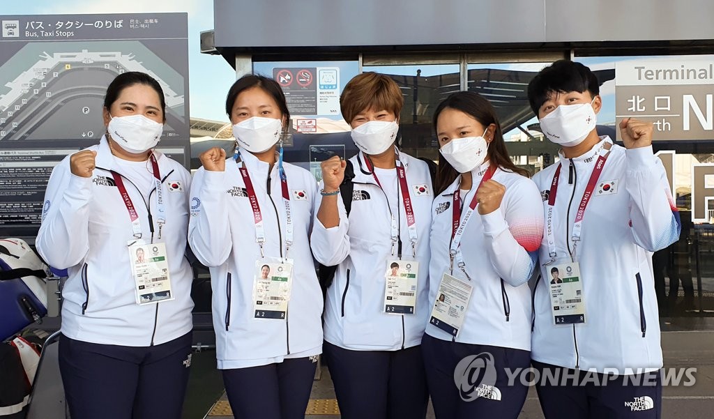 韓国女子ゴルフ勢が日本入り 韓国女子ゴルフ勢が日本入り