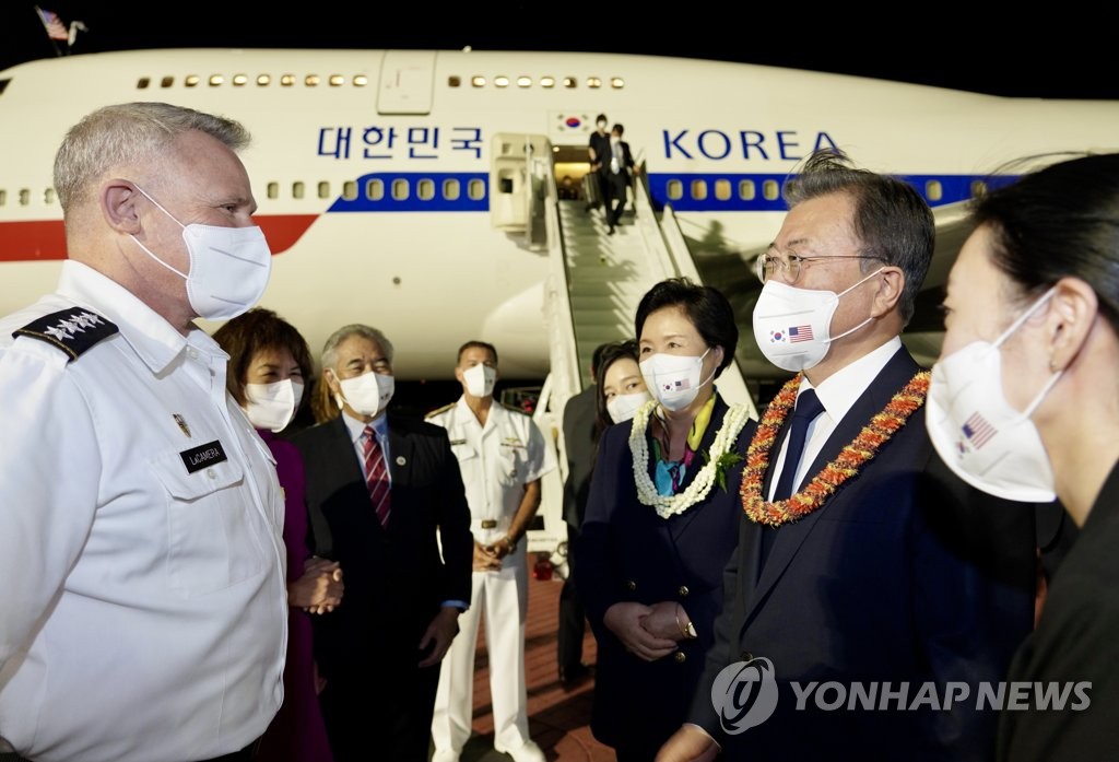 President Moon in Hawaii for alliance event President Moon in Hawaii for alliance event