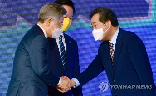 이낙연, 근소한 승리