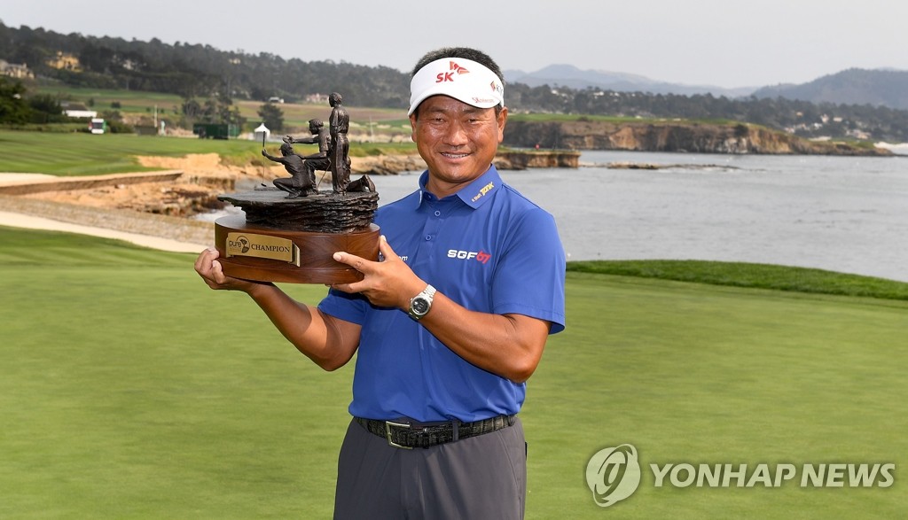 10년 4개월 만에 우승 최경주, 한국인 첫 PGA 챔피언스투어 제패