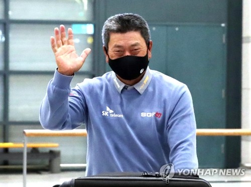 금의환향 최경주 '밝은 미소'