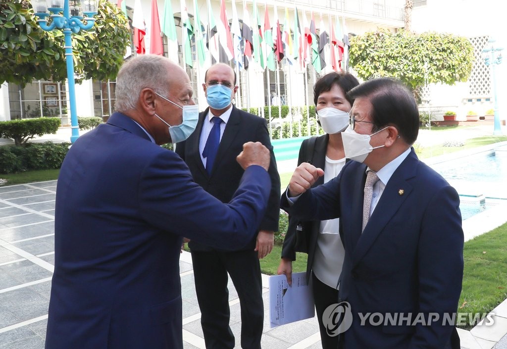 رئيس البرلمان الكوري يلتقي الأمين العام لجامعة الدول العربية رئيس البرلمان الكوري يلتقي الأمين العام لجامعة الدول العربية