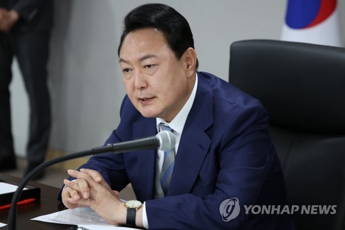 윤석열 당선인, 용산 국가위기관리센터에서 안보회의 주재