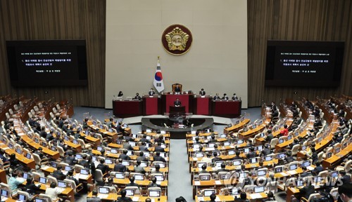 '이태원 참사 특위' 국정조사 계획서 제안설명 하는 우상호 위원장