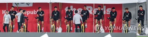 오늘은 회복훈련 하는 날