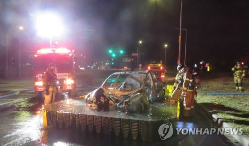 이동식 침수조로 전기차 진화