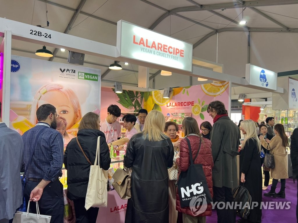 La KOTRA en una feria comercial en Italia La KOTRA en una feria comercial en Italia