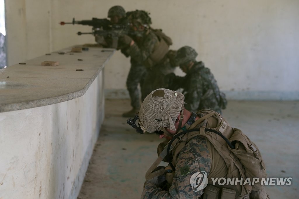 실내 근접전 훈련